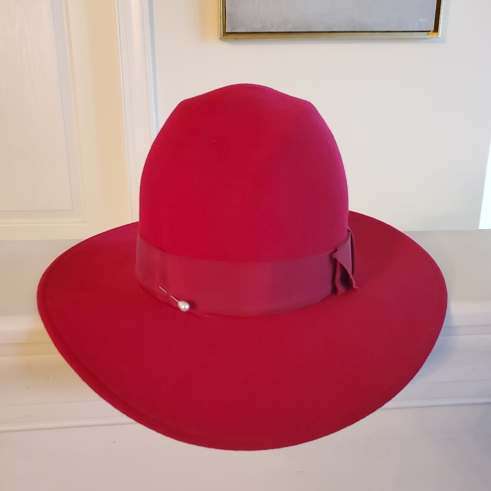 💯Importina Wool Vibrant Pink Hat